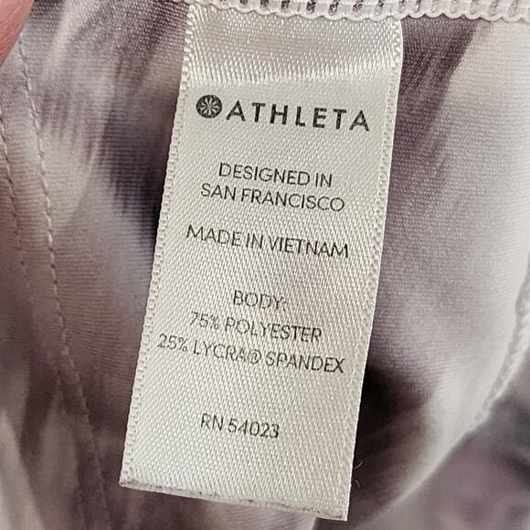 Athleta Run Free Winter Garden 7/8 Tight Gray Small - Picture 8 of 9